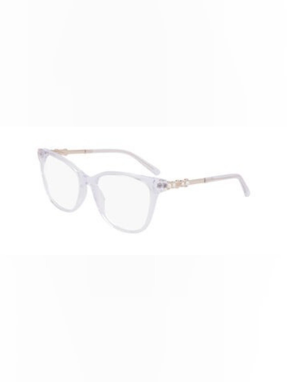 Bebe 5227 Clear Frame Women's Fashion Glasses with Silver Accents